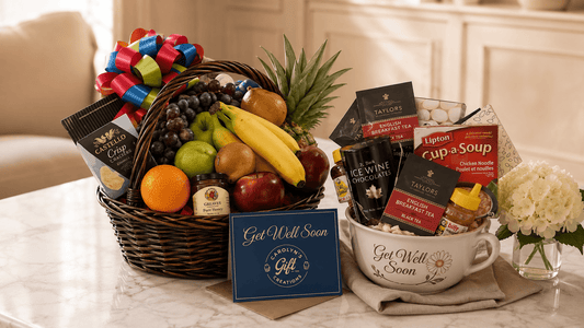 Cozy get-well gift arrangement