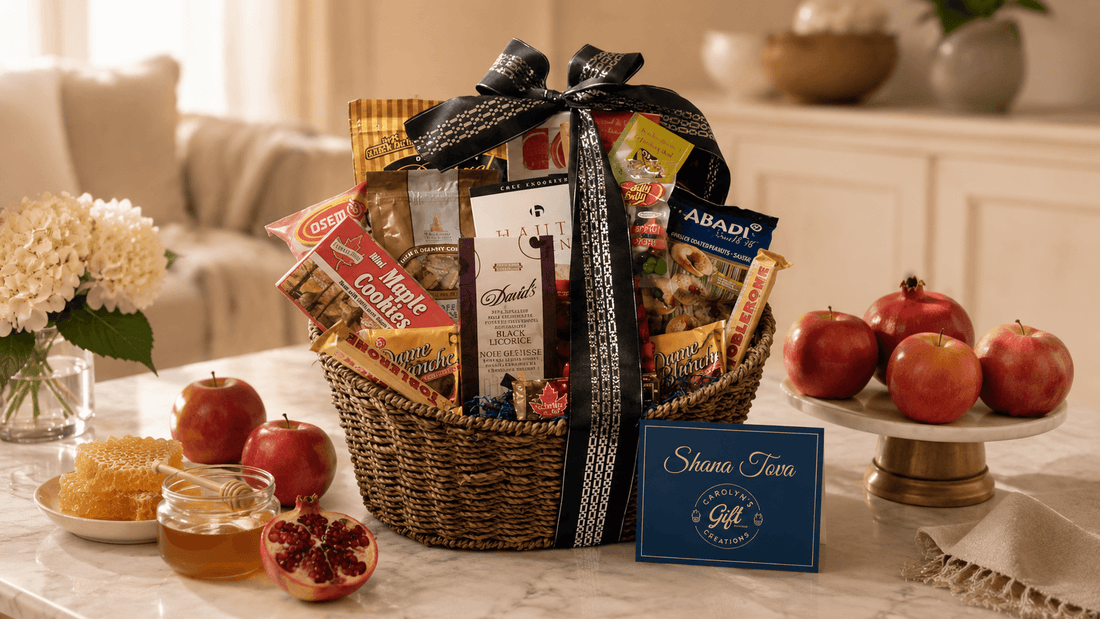 Elegant Shana Tova Gourmet Gift Basket