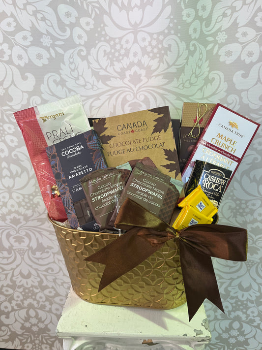 Chuck Full of Chocolate Gift Basket