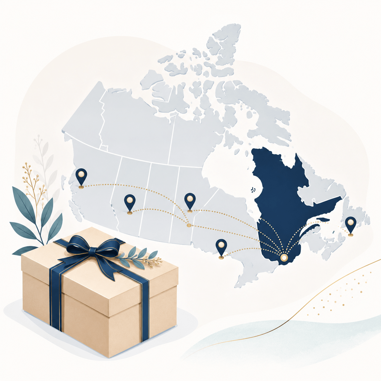 Outside Quebec Shipping.