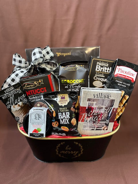 Be Merry Gift Basket at Carolyn's Gift Creations
