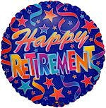 Happy Retirement! Mylar balloon at Carolyn's Gift Creations