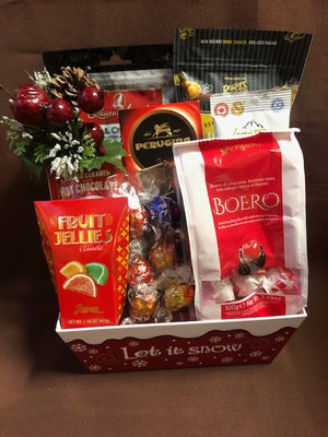 Let it Snow Basket at Carolyns Gift Creations