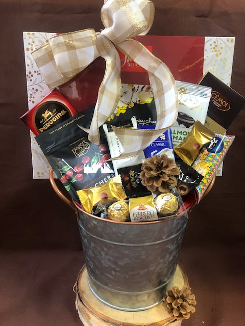 Chocolate Delights Basket at Carolyn's Gift Creations