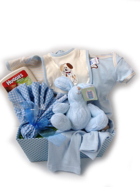 Little Boy Blue Basket at Carolyns Gift Creations