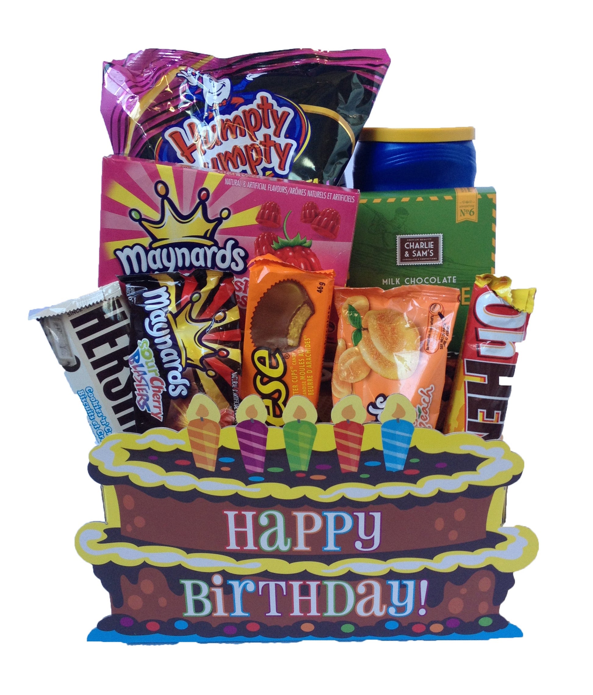 Happy Birthday Basket at Carolyns Gift Creations