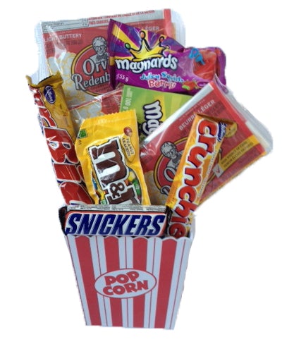 Movie Night Basket at Carolyns Gift Creations