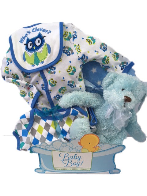 Who's Clever Basket at Carolyns Gift Creations